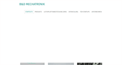 Desktop Screenshot of bd-mechatronik.com